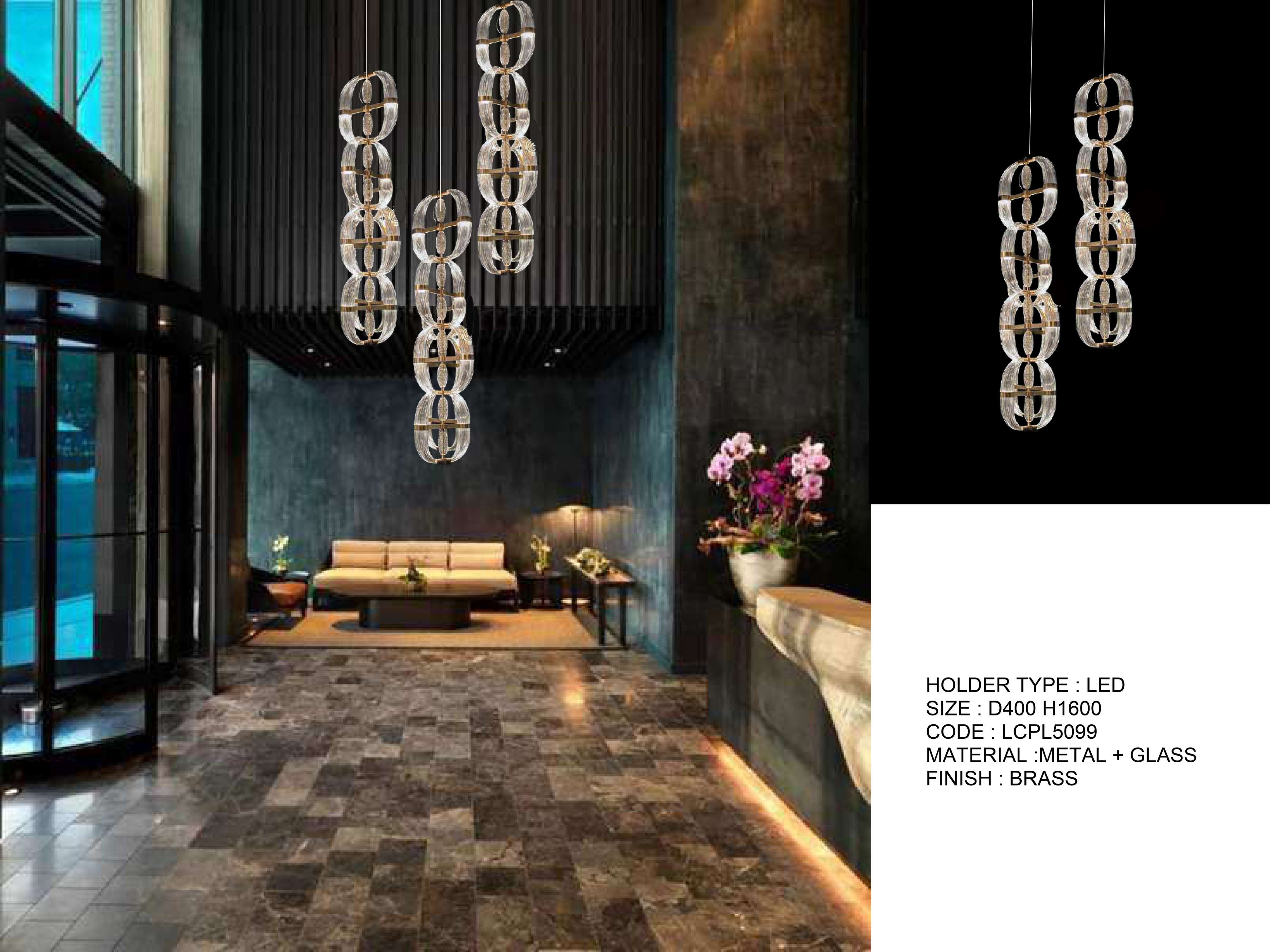 Beyond Lights - Metal Glass Pendant- LCHL